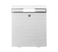 TATAY - High capacity wall mounted mailbox. Rust proof plastic. Grey. Dimensions: 30.5 x 12.8 x 38.8cm (L x W x H).