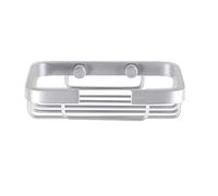 Tatay Ice Rectangular Storage Basket, 140 x 90 x 32, Aluminum, Silver, One Size
