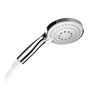 Tatay Jerez Shower Head, 12 cm Diameter, ABS Material, 4 Spray Settings | Water-Saving & Anti-Limescale | Reliable Water Control | Simple Wet-Area Care | Simple Care Routine | Compact Storage, Chrome