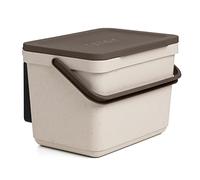 TATAY Kitchen Bin Set | 1 Smart Food Waste Caddy 6L with Bracket and Screws + 3 Easy Waste Recycling Bins 20L Ecohome | Compact & Modular Design | Click-Lid System | Made from Recycled Material