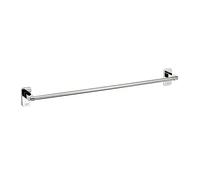 TATAY Large Bathroom Towel Holder, Slim Collection, Stainless Steel, Double Fixing System with Screws and Glu fix, 60 cm