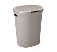 Tatay Baobab Laundry Basket, 40L Capacity, Polypropylene, BPA free, with Lid. Taupe. Measures 41 x 33 x 50 cm