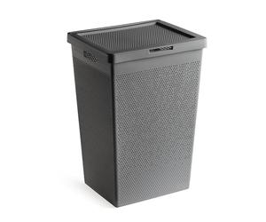 TATAY Laundry Basket Bohol 42.5x33.5x60 cm BPA-Free Practical Side Handles