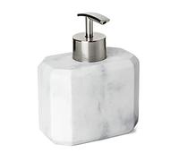Tatay Liquid Soap Dispenser, Polyresin, Marble, 10.2 x 6.2 x 13.2