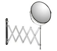 Tatay Magnifying Extending Mirror, 17 cm, Stainless-Steel, Silver, One Size