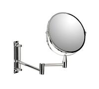 Tatay Magnifying Mirror with Bracket, 17 cm, Stainless-Steel, Silver, One Size