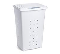 TATAY Millennium Laundry Hamper with Lid, 60 L Capacity, 43 x 35.5 x 64 cm