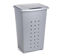 TATAY Millennium Laundry Hamper with Lid, 60 L Capacity, 43 x 35.5 x 64 cm