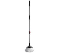 TATAY mop with telescopic stainless steel handle, with 100% microfiber mop