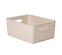 TATAY Storage Box Baobab ECOHOME, 15L Capacity, Polypropylene BPA free, 100% Recycled Material. Measures 29.4 x 38.5 x 16 cm, Beige