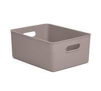 Tatay 7010303 Large Multipurpose Sort Basket Holds 15 Liters, Taupe Brown, 29.4 X 38.5 X 16