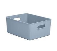 Tatay 7010300 Baobab Multi-Purpose Large Storage Basket, Blue, 29.4 X 38.5 X 16