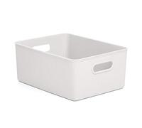 Tatay 7010301 Baobab Large Multi-Purpose Storage Basket with Capacity for 15 Litres, White, 29.4 x 38.5 x 16