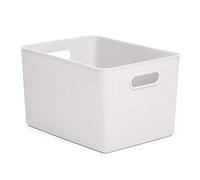 Tatay Storage Box Baobab, 22L Capacity, Polypropylene, BPA free, Pergamon White. Measures 29.4 x 38.5 x 23 cm