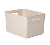 TATAY Storage Box Baobab ECOHOME, 22L Capacity, Polypropylene BPA free, 100% Recycled Material. Measures 29.4 x 38.5 x 23 cm, Beige