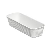 Tatay Drawer Organiser Slim Baobab, Polypropylene, BPA free, White. Measures 9 x 24 x 5,6 cm