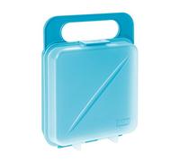 TATAY Sandwich Box, Extensible, BPA Free, Reusable, Dishwasher & MWO, Frozen Up to -40º, 1 Piece, Turquoise, Measure 14 x 4 x 18 cm