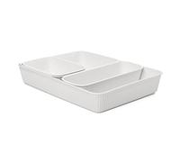 Tatay Set of 4 Drawer Organisers (1pc Slim + 1pc A6 + 1pc A5 + 1pc A4) Baobab, Polypropylene, BPA free, Grey