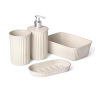 TATAY Baobab Toothbrush Holder, Beige, 17 x 11,3 x 16,5 cm