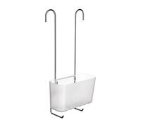 Tatay Standard Shower Caddy, Single, Stainless-Steel, White, One Size