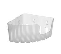 Tatay Standard Corner Storage Basket, Polypropylene, White, One Size