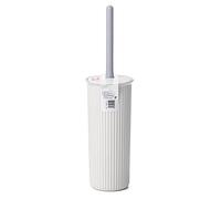 Tatay Toilet Brush from the Baobab Collection, Plastic, BPA Free, Colour White Pergamon, Measures 9,5 x 9,5 x 39,5 cm