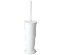 TATAY Toilet Brush | BPA-Free Polystyrene Material | Compact and Functional Toilet Brushes | Keep Your Bathroom Clean | 12 x 12 x 38 cm - Alpha Collection - White