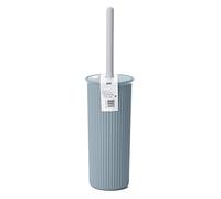 TATAY Toilet Brush | Compact and Functional Design | BPA-Free Plastic Toilet Brushes | Made in Spain | 9.5 x 9.5 x 39.5 cm - Baobab Collection - Blue Mist