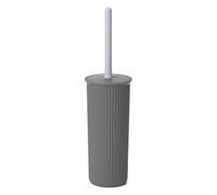 TATAY Toilet Brush | Compact and Functional Design | BPA-Free Plastic Toilet Brushes | Made in Spain | 9.5 x 9.5 x 39.5 cm - Baobab Collection - Anthracite Grey