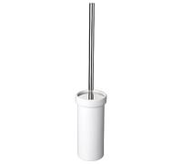 TATAY Toilet Brush | Durable Ceramic | 100% Inox Handle | Compact and Functional Toilet Brushes | 12 x 12 x 38 cm - Martins Collection - White
