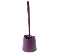TATAY Toilet Brush | Durable Materials | Modern Design | Fixed and Long-Lasting Brush for Hygienic Cleaning | Multiple Bathroom Brush Colors | Made in Spain | 12 x 12 x 38 cm - Purple