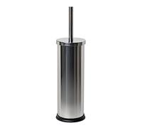 TATAY Mirror Toilet Brush, Made of Stainless Steel, Polypropylene inner bucket, Black brush, BPA Free. Measures 10.2 x 10.2 x 38.5 cm