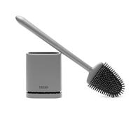 TATAY Toilet Brush with TPE Silicone Head | Quick Fix NanoFix Technology | Deep Cleaning Without Leaks | Easy Installation and Cleaning | Repositionable | 11 x 6 x 42 cm - Grey Stone