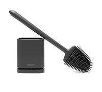 TATAY Toilet Brush with TPE Silicone Head | Quick Fix NanoFix Technology | Deep Cleaning Without Leaks | Easy Installation and Cleaning | Repositionable | 11 x 6 x 42 cm - Anthracite Grey