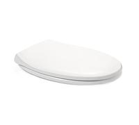 TATAY Toilet Seat Duroplast Universal Soft-Close | Quick-Release for Easy Cleaning | High Resistance, Antibacterial | Fast, Easy Installation | Oval Shape - Model Comfort - White