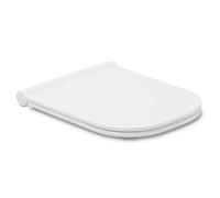 TATAY Toilet Seat Soft Close Universal | Compatible with Gap Square Compact Toilets | Quick-Release Easy Cleaning | Square WC Seat | Antibacterial Thermoplastic | Slim Design - 34.5x43 cm - G-Compact