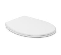 TATAY Toilet Seat Soft Close Universal | Quick Release | Fits Oval Toilets | Durable & Recycled Material | Antibacterial | O-Shape - 37 x 44.5 cm - Golf Model - White