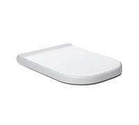 TATAY Toilet Seat Universal Compatible with The Gap | Soft-Close | Quick-Release for Deep Cleaning | Made in Spain | Square Shape - Optima Square - White