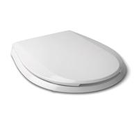 TATAY Toilet Seat Universal Compatible with Victoria | Durable Thermoplastic | Easy-Fit Installation | Gloss Finish | Made in Spain | Oval Shape - Model BCN - White