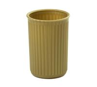 TATAY Toothbrush Holder Gold | Recycled Plastic | Toothbrush and Toothpaste Holder | Easy to Clean | Stable Bathroom Cup Holder | Minimalist Plastic Toothbrush Holder | Made in Spain - BaoBab