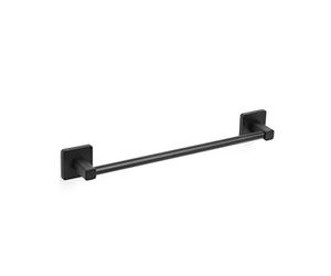 TATAY Towel Rail Nero Dual Fixing System Durable Zamak Material
