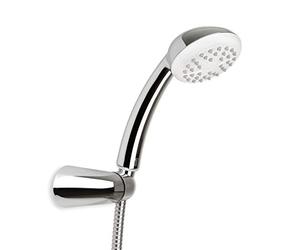 TATAY Vanity Shower Head Kit with Bracket and 1.5M Hose, 8.5 cm in Diameter, ABS, 1 Position, Water Saving and Anti-Limescale System. Easy Cleaning, 5 Years Warranty. Chrome Plated