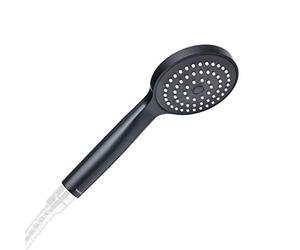 TATAY Verona Shower Head, 10 cm Diameter, made of ABS, 1 position, Water Saving and Descaling System, Easy to Clean, 5 years Warranty. Black