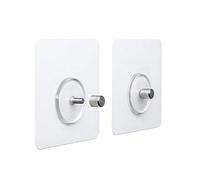 TATAY Wall Fixing Kit, 100% Stainless Steel,Transparent,Small