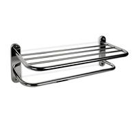 Tatay Wall Towel Rack, Stainless Steel, Color Metallic, Measures 65 x 22.5 x 22.5 x 21 cm