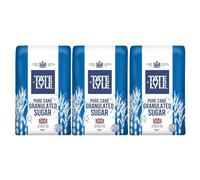 Tate and Lyle Granulated White Pure Cane Sugar Perfect for Everyday Use, Tea & Coffee, Pastries & Desserts, 1kg (Pack of 3)