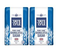 Tate and Lyle Granulated White Sugar 1kg (Pack of 2)