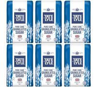 Tate and Lyle Granulated White Sugar 1kg (Pack of 6)