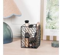 Tate Black Painted Square Metal Wire Storage Basket
