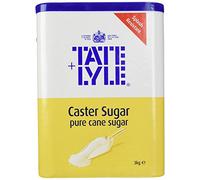 Tate & Lyle - Caster Sugar - Fine Crystals for Smooth Blending and Baking - Perfect for Sponge Cakes & Pastries - Available in Different Sizes - 3kg